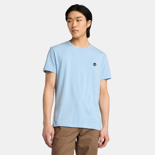 Timberland - Oyster River Chest Logo T-Shirt - Slim Fit & Bequem - Citadel - Größe XXL