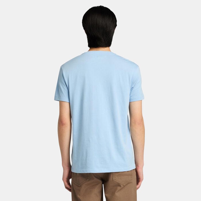 Timberland - Oyster River Chest Logo T-Shirt - Slim Fit & Bequem - Citadel - Größe XXL
