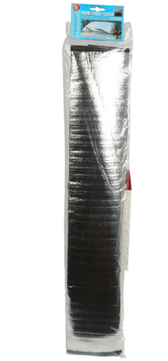 All Ride - Sonnenschirm & Frostschutzdecke - 70 x 150 cm - Silber & Aluminium - 2-in-1 Schutz - Windschutzscheibe Auto - Anti-Icing