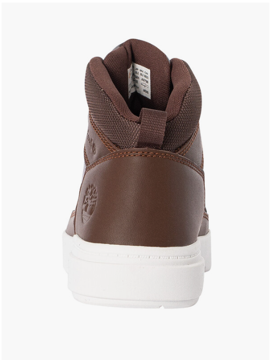Timberland - Halbhoher Sneaker mit Schnürung - Größe 45.5 & mit bequemem Fußbett - Strapazierfähige Gummisohle & lässiger Stil - Für Männer - Mittelbraunes Leder