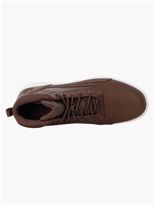 Timberland - Halbhoher Sneaker mit Schnürung - Größe 45.5 & mit bequemem Fußbett - Strapazierfähige Gummisohle & lässiger Stil - Für Männer - Mittelbraunes Leder