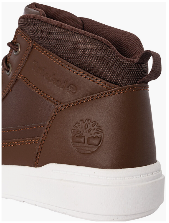 Timberland - Halbhoher Sneaker mit Schnürung - Größe 45.5 & mit bequemem Fußbett - Strapazierfähige Gummisohle & lässiger Stil - Für Männer - Mittelbraunes Leder