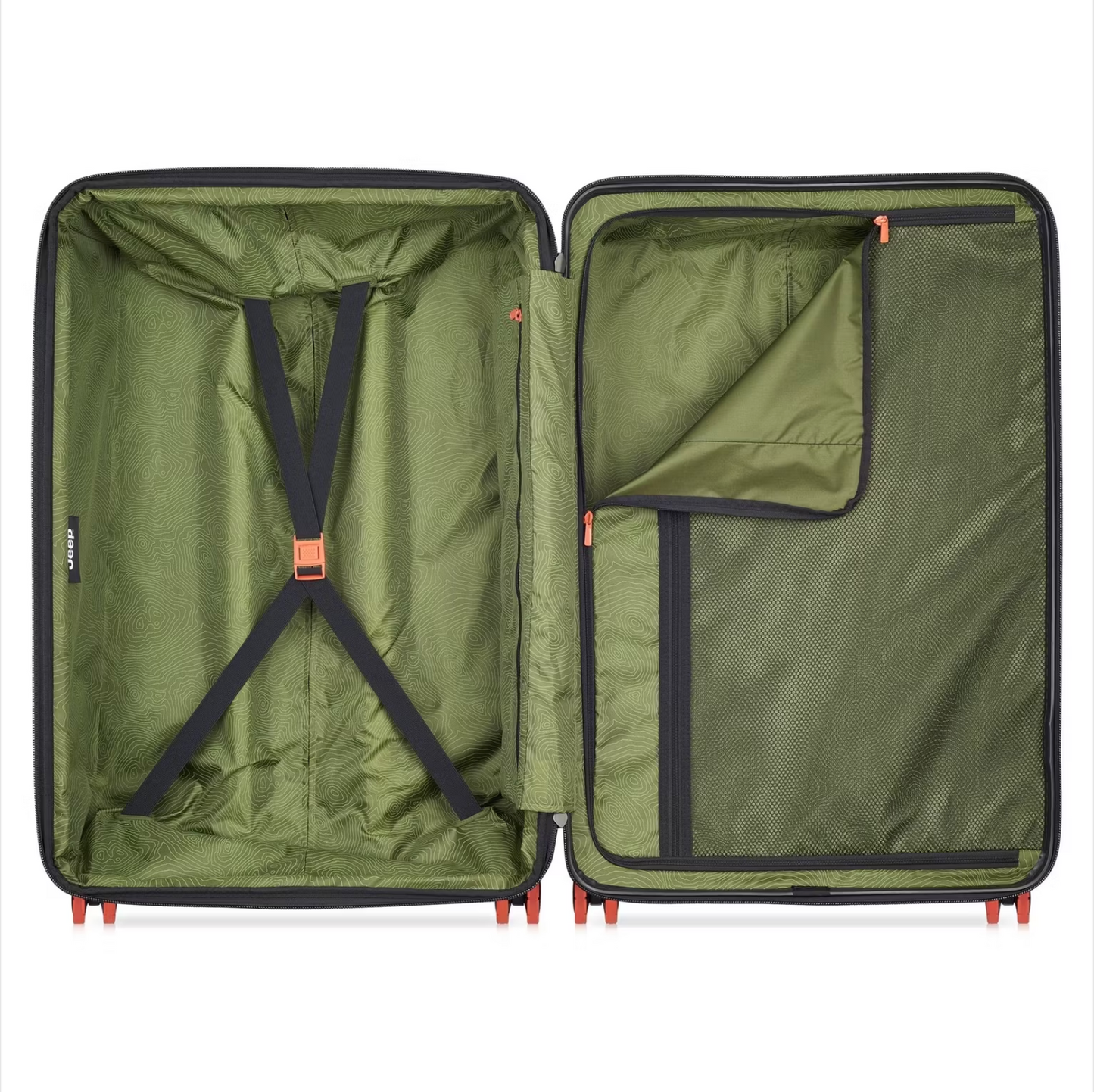 Jeep Expandable Trolley XL 122L - Silber - 81 x 53 x 33-36 cm - TSA-Schloss
