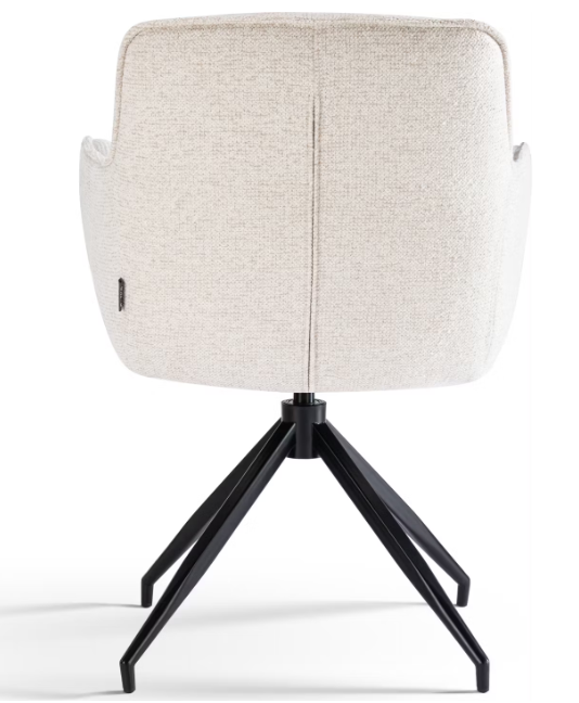 2x Criks Design Esstisch-Drehstuhl Charly - beige
