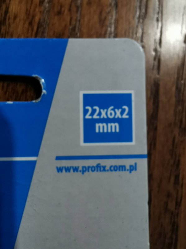 Schneidrad für Fliesen und Terrakotta 22x6x2 mm - Stahl
