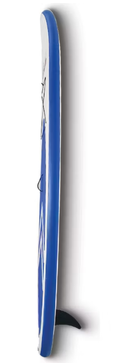 Aquaparx Aufblasbares SUP Board 330 cm Weiß/Blau - Komplettset mit Paddel und Tragetasche