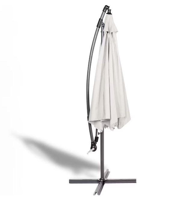 Lifa Garden Hängesonnenschirm Ø 300 cm Creme - inklusive Schutzhülle