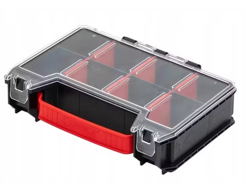 Qbrick Z257776PG001 Werkzeugkoffer PRO 2.0 mit 5x PRO Organizer Multi - Schwarz, 450 x 334 x 240 mm