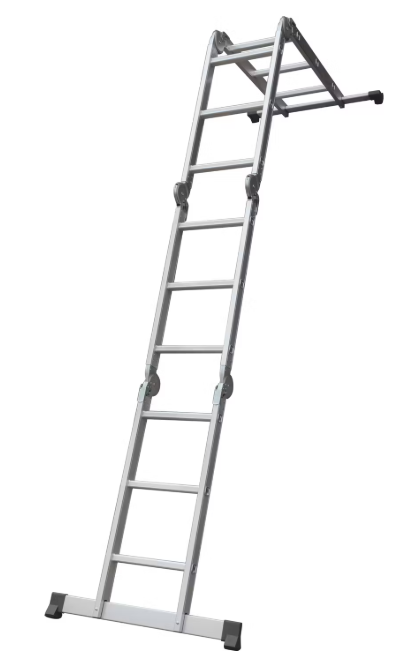 Batavia Aluminium Multifunktionsleiter 4x3 Sprossen - Höhe 165 cm | Arbeitshöhe 339 cm - Kompakt 90x33,5x25 cm