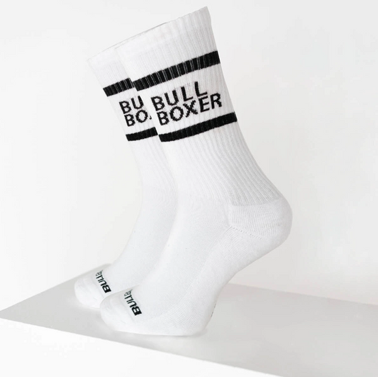 Bullboxer Herren Socken Weiß 2er-Pack | Größe 35-38 | 75% Baumwolle