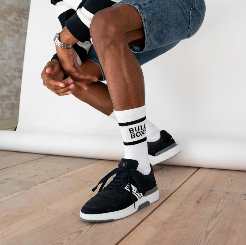 Bullboxer Herren Socken Weiß 2er-Pack | Größe 35-38 | 75% Baumwolle