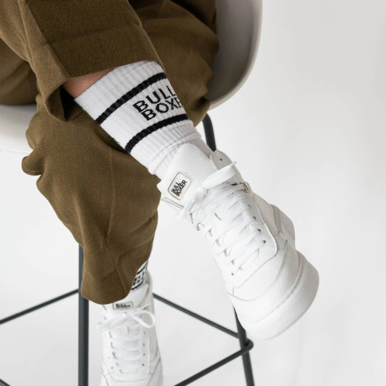 Bullboxer Herren Socken Weiß 2er-Pack | Größe 35-38 | 75% Baumwolle