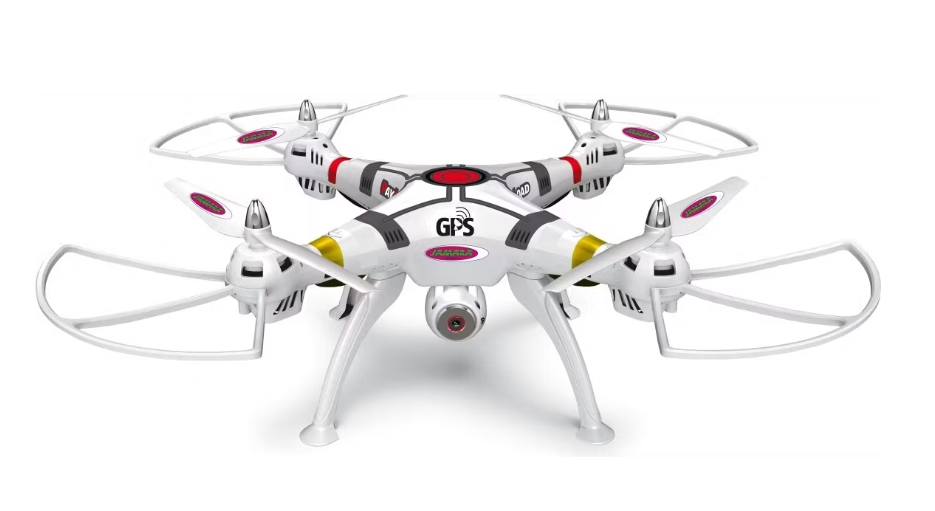 Jamara Payload GPS VR Drohne - 720p HD Kamera - 62x62x18,8 cm - Weiß