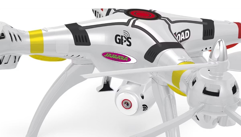 Jamara Payload GPS VR Drohne - 720p HD Kamera - 62x62x18,8 cm - Weiß