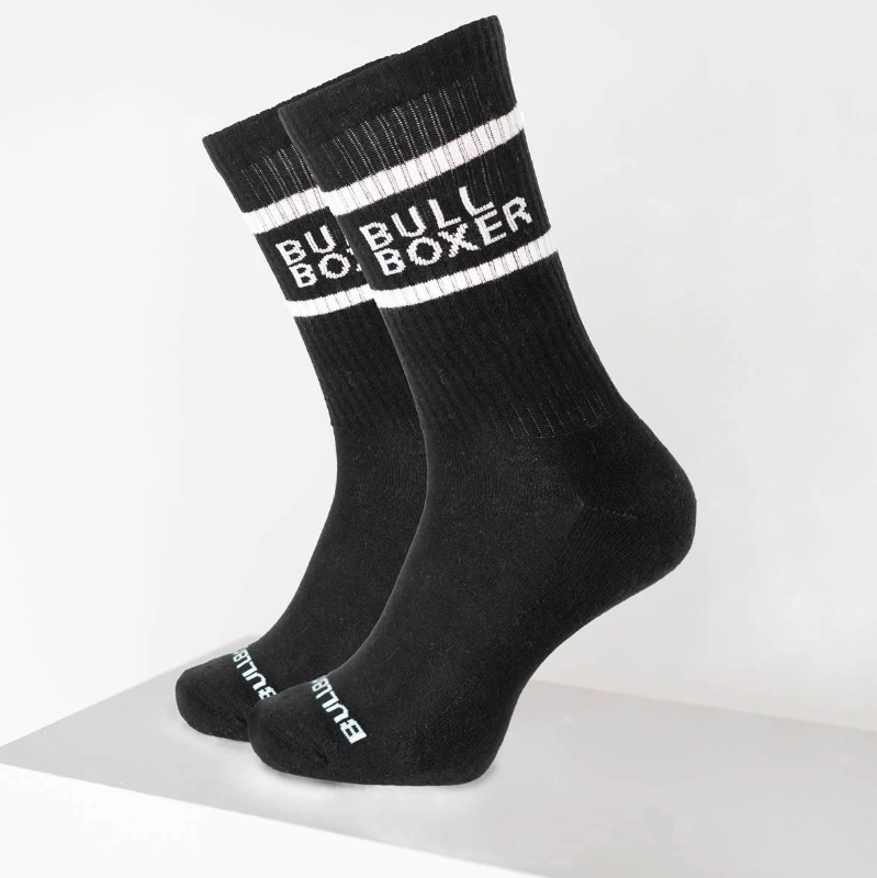 Bullboxer Herren Socken 2er-Pack Schwarz/Schwarz Größe 39-42