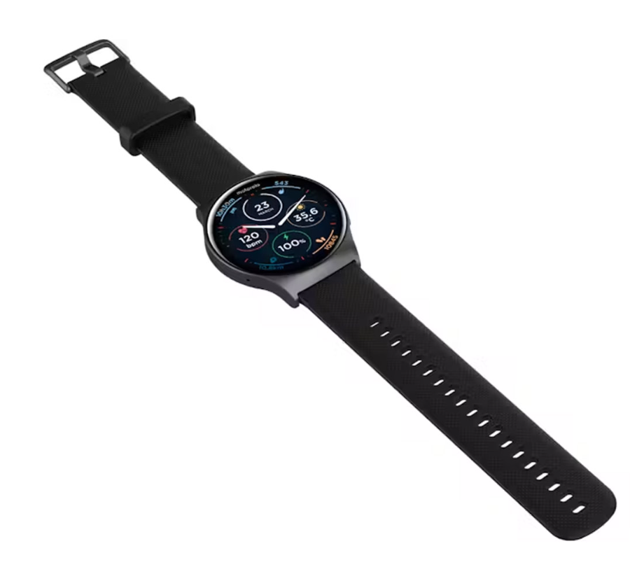 Motorola Moto Watch 120 Smartwatch 1,43" AMOLED - Schwarz