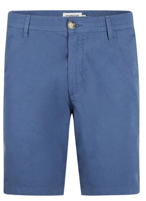McGregor Popeline Shorts - Mittelblau - 36 - Regular Fit