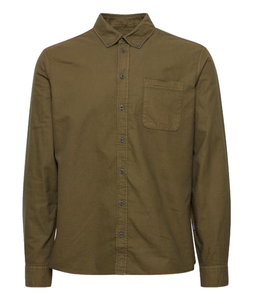 Blend Shirt Oxford Forest Night - Herren - Regular Fit - Größe XL