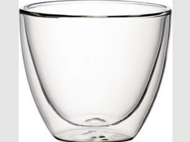 Villeroy & Boch Manufaktur Rock - 6er-Set Doppelwandige Teegläser - 250 ml - Borosilikatglas - Mikrowellen- und spülmaschinenfest