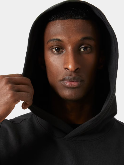 helly hansen core graphic hoodie men - Größe M - schwarz - 80% Baumwolle / 20% Polyester - regular fit