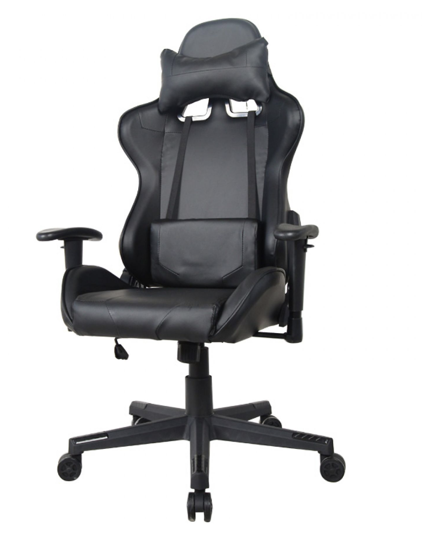 VDD HUKY1000 ZWART Gaming Stuhl - schwarz - 120-130 cm hoch, 72 cm breit, 68 cm tief