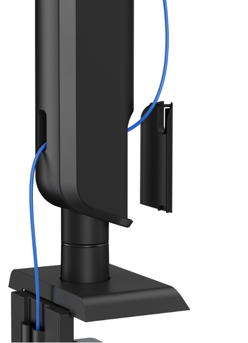 VDD LUMLDT70-C01 Monitorarm - Schwarz - 71x18x20 cm - Ergonomischer Monitorständer mit Klemmvorrichtung