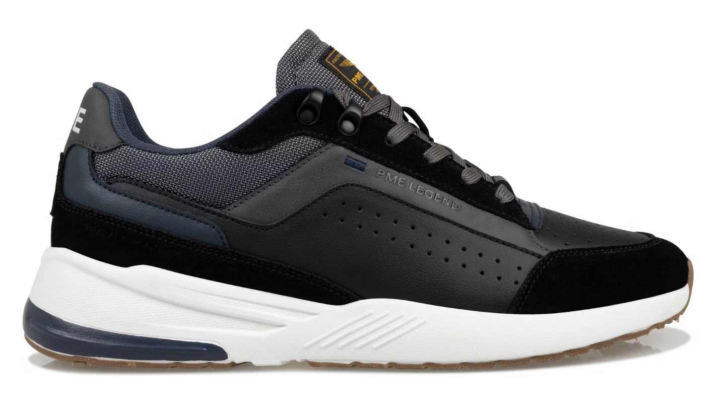 PME Legend Noselifter Sneakers Herren - Schwarz - Größe 45 - Sportlicher Multimaterial-Komfort