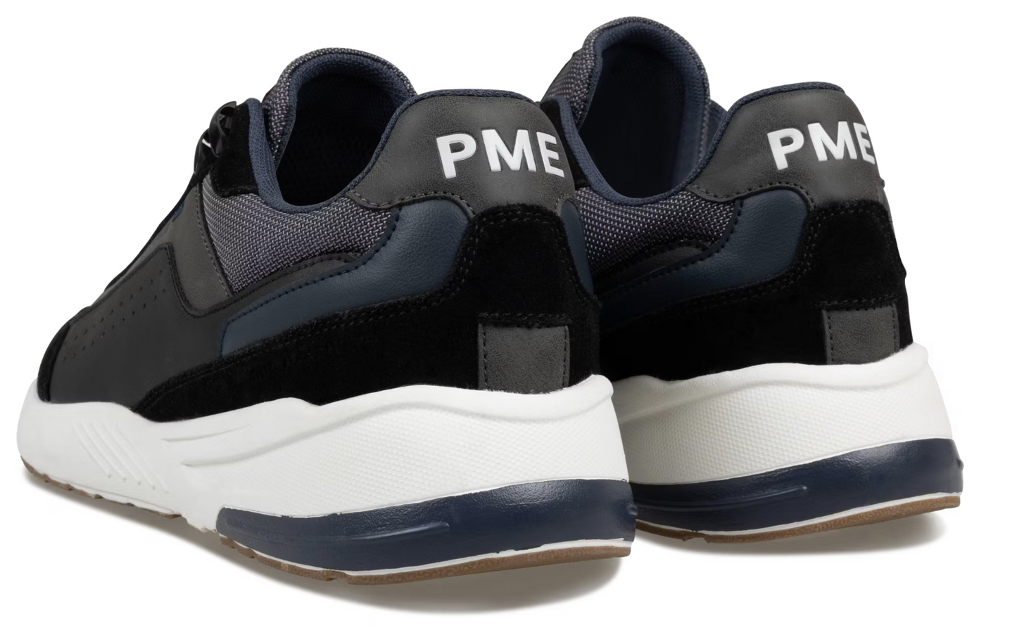 PME Legend Noselifter Sneakers Herren - Schwarz - Größe 45 - Sportlicher Multimaterial-Komfort