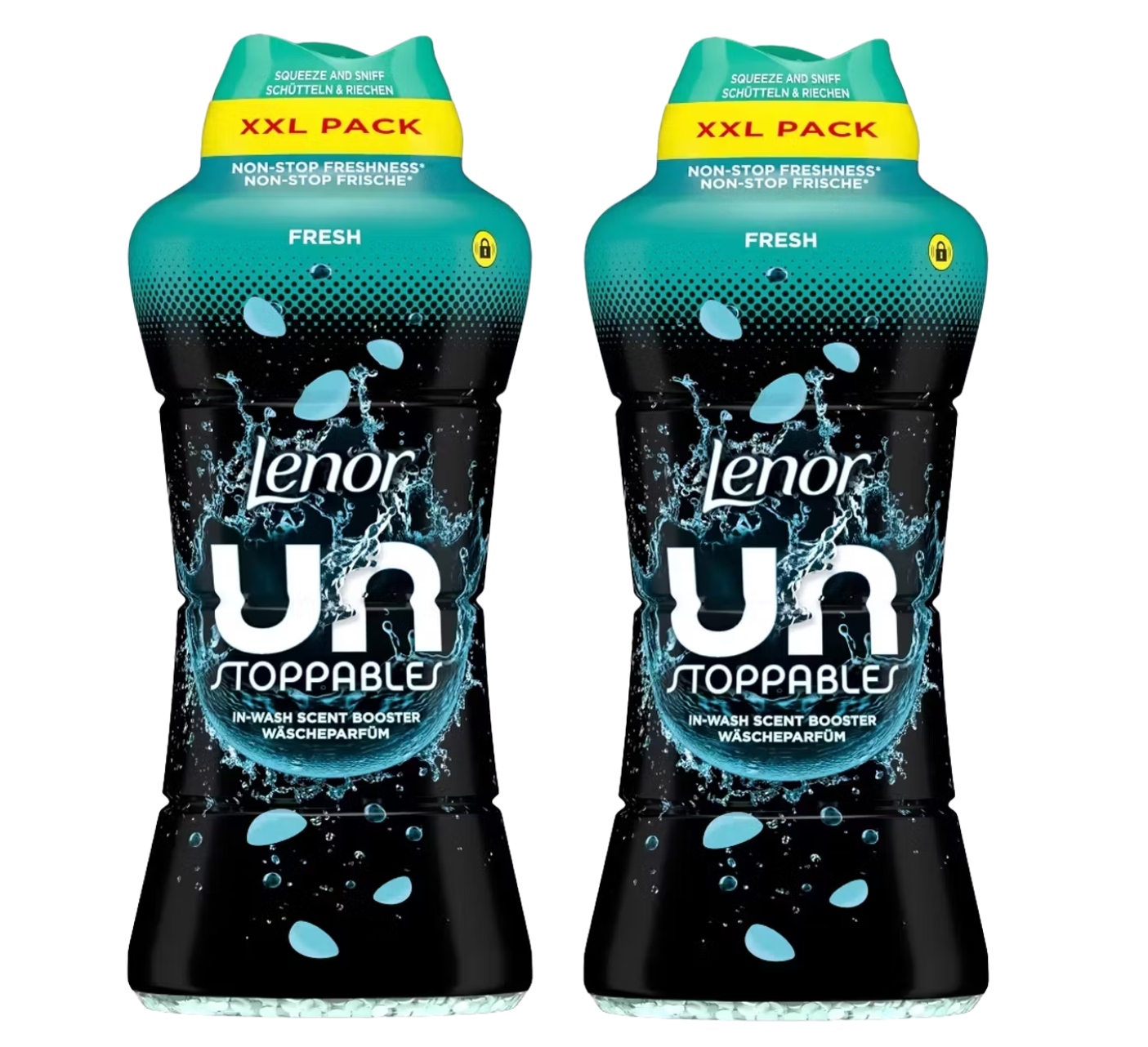 Lenor Duftperlen - Unstoppables Fresh - XXL 735 g - 2 Stück - bis zu 12 Wochen frisch