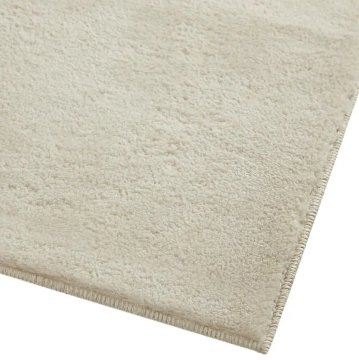 tectake Soft Zone Teppich - Kurzflor - Extra weich - Beige - 200 × 290 cm