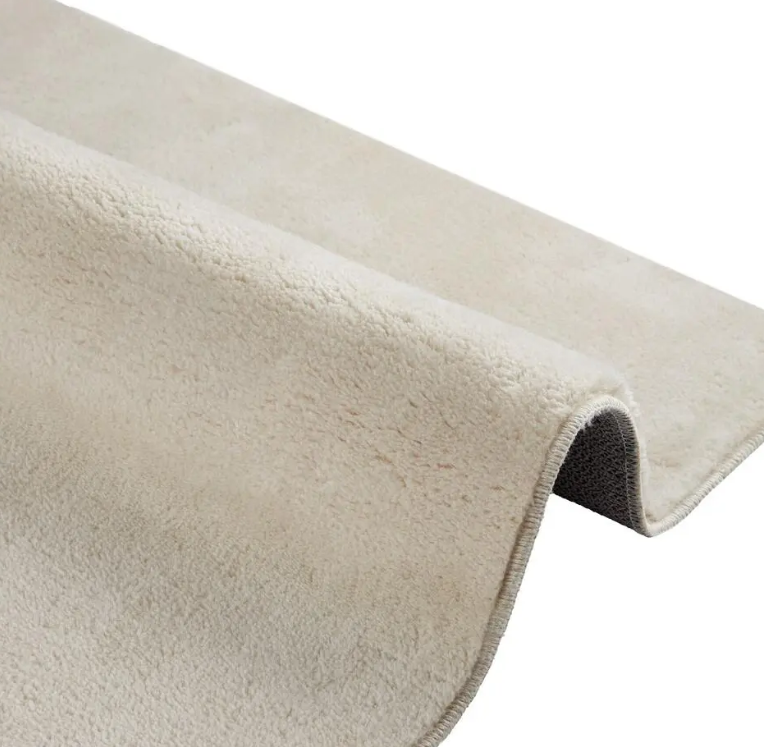 tectake Soft Zone Teppich - Kurzflor - Extra weich - Beige - 200 × 290 cm