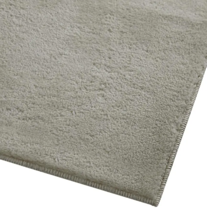 tectake Soft Zone Teppich - Kurzflor - Extra weich - Sand - 200 × 290 cm