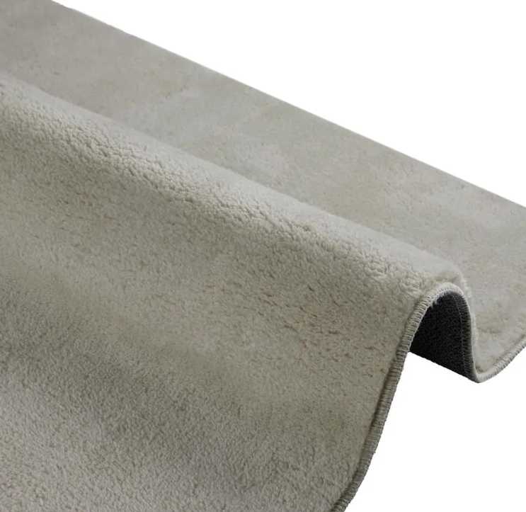 tectake Soft Zone Teppich - Kurzflor - Extra weich - Sand - 200 × 290 cm