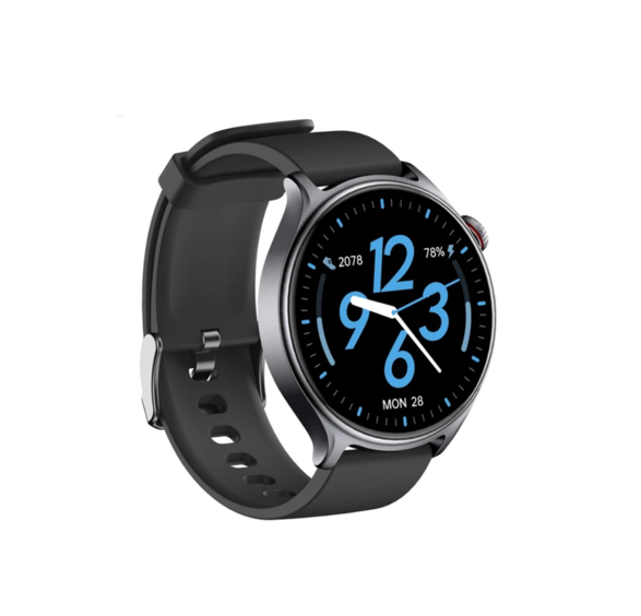 Vlectro Smartwatch R01.0 Runde Bluetooth Smartwatch - 1,46 Zoll - HD - Schwarz
