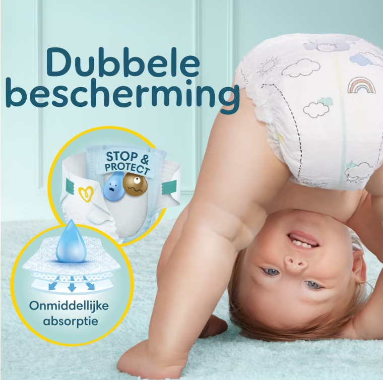 Pampers Premium Protection Windeln Größe 3 - 96 Stück - 6-10 kg - Weiß