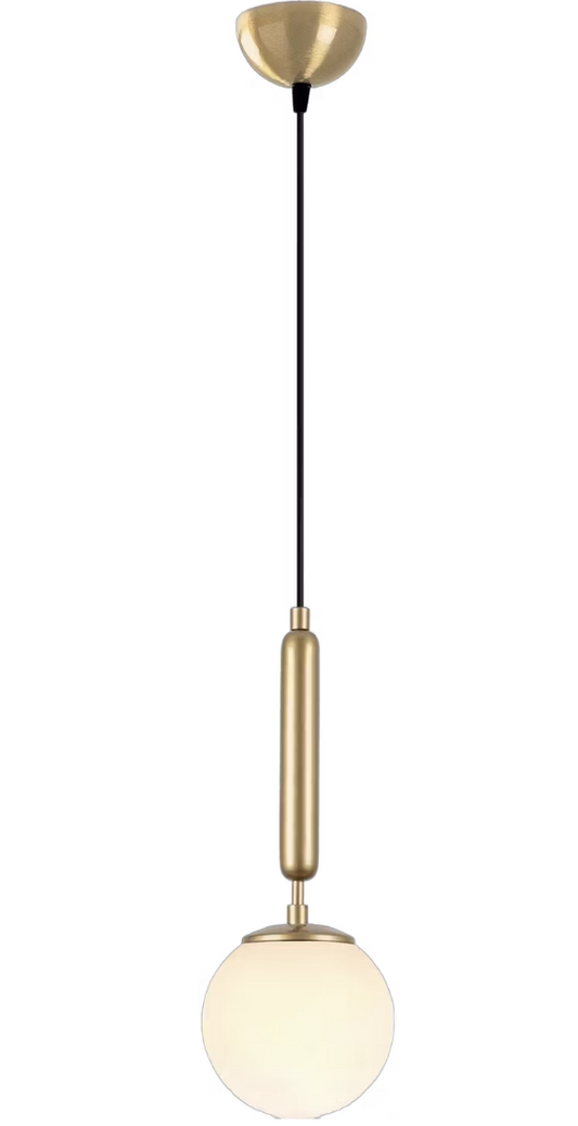 Opviq Fulgor Pendelleuchte - Metall & Glas - E14 - 15 x 15 x 49 cm - Verstellbar bis 139 cm - Innenbeleuchtung