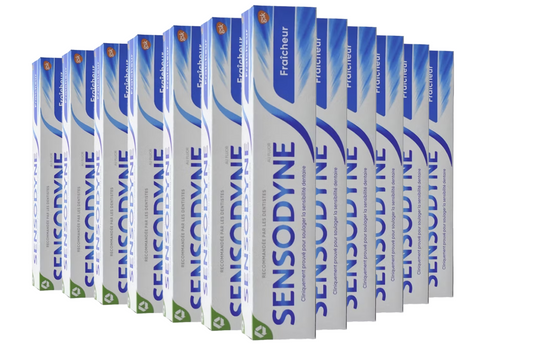 Sensodyne Daily Protection Zahnpasta 75 ml - 12er Pack - für empfindliche Zähne