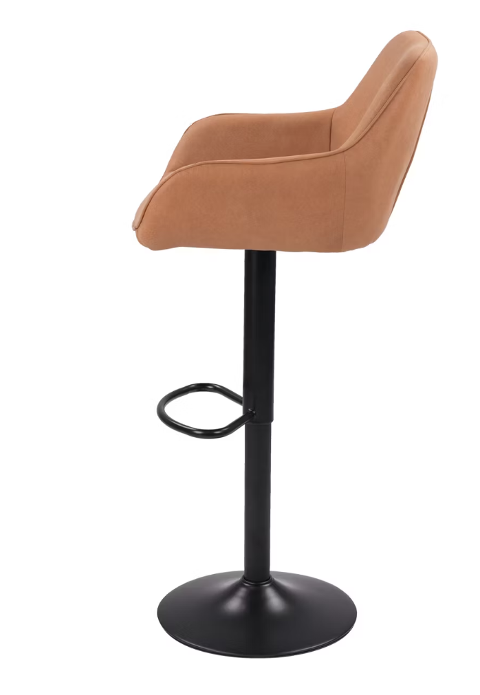 Dutchbone Oliver Barhocker - Cognac - 56 x 54 x 109 cm - 2er Set