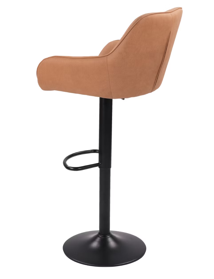 Dutchbone Oliver Barhocker - Cognac - 56 x 54 x 109 cm - 2er Set