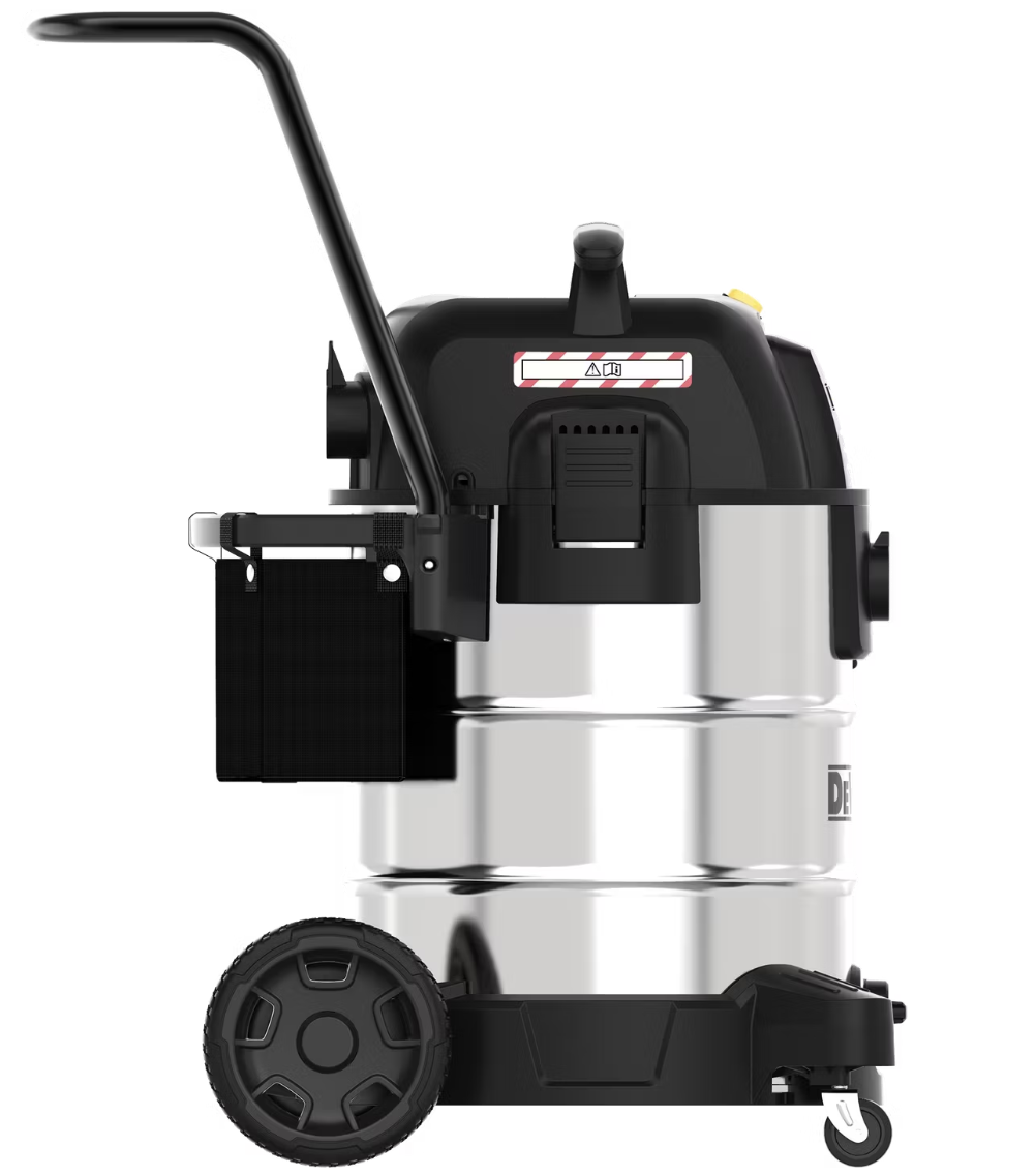DeWalt Stealthsonic Nass-/Trockensauger - 61 Liter - Edelstahl - 16,1 kg - 960 W
