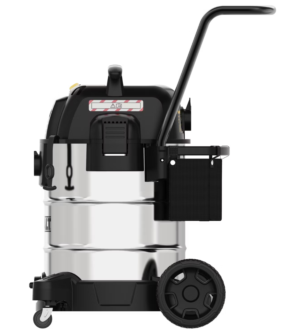 DeWalt Stealthsonic Nass-/Trockensauger - 61 Liter - Edelstahl - 16,1 kg - 960 W