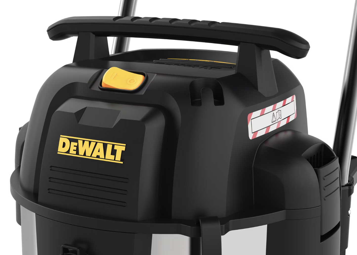 DeWalt Stealthsonic Nass-/Trockensauger - 61 Liter - Edelstahl - 16,1 kg - 960 W