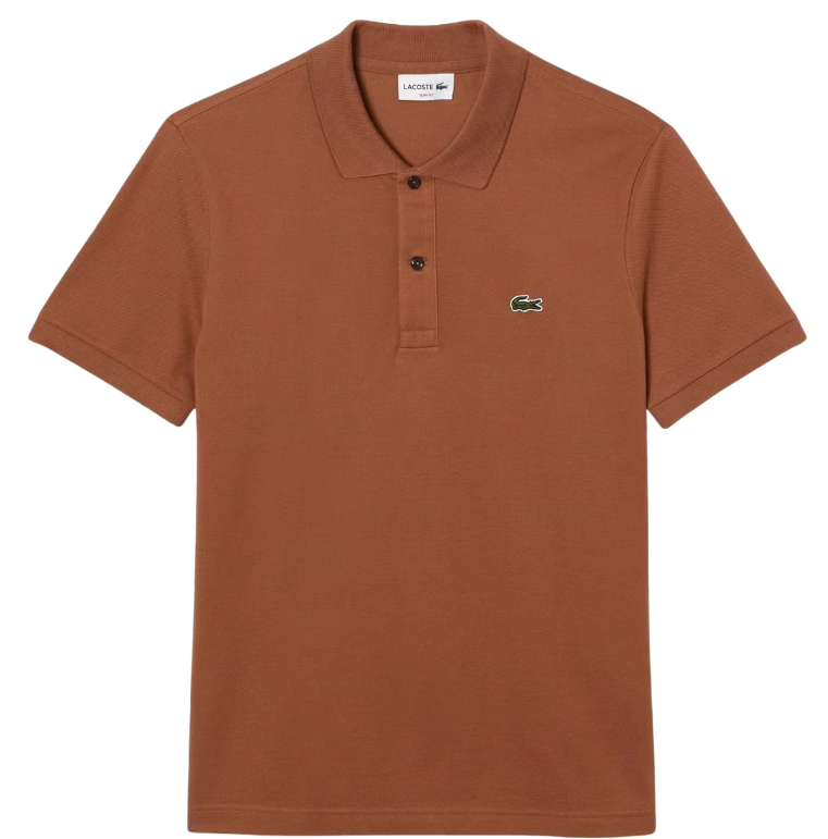 Lacoste Petit Piqué Polo Slim Fit - Braun - Größe 4XL