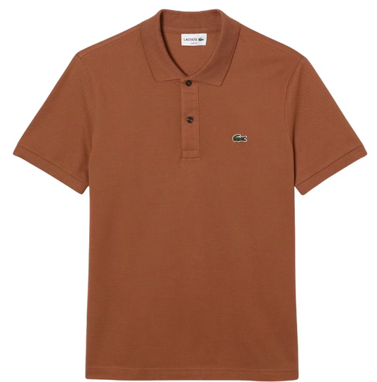 Lacoste Petit Piqué Polo Slim Fit - Braun - Größe 4XL