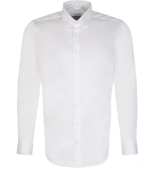 Seidensticker Business Hemd Herren | Größe XL | 100% Baumwolle | New Kent Kragen | Slim Fit oder Regular Fit | Weiß