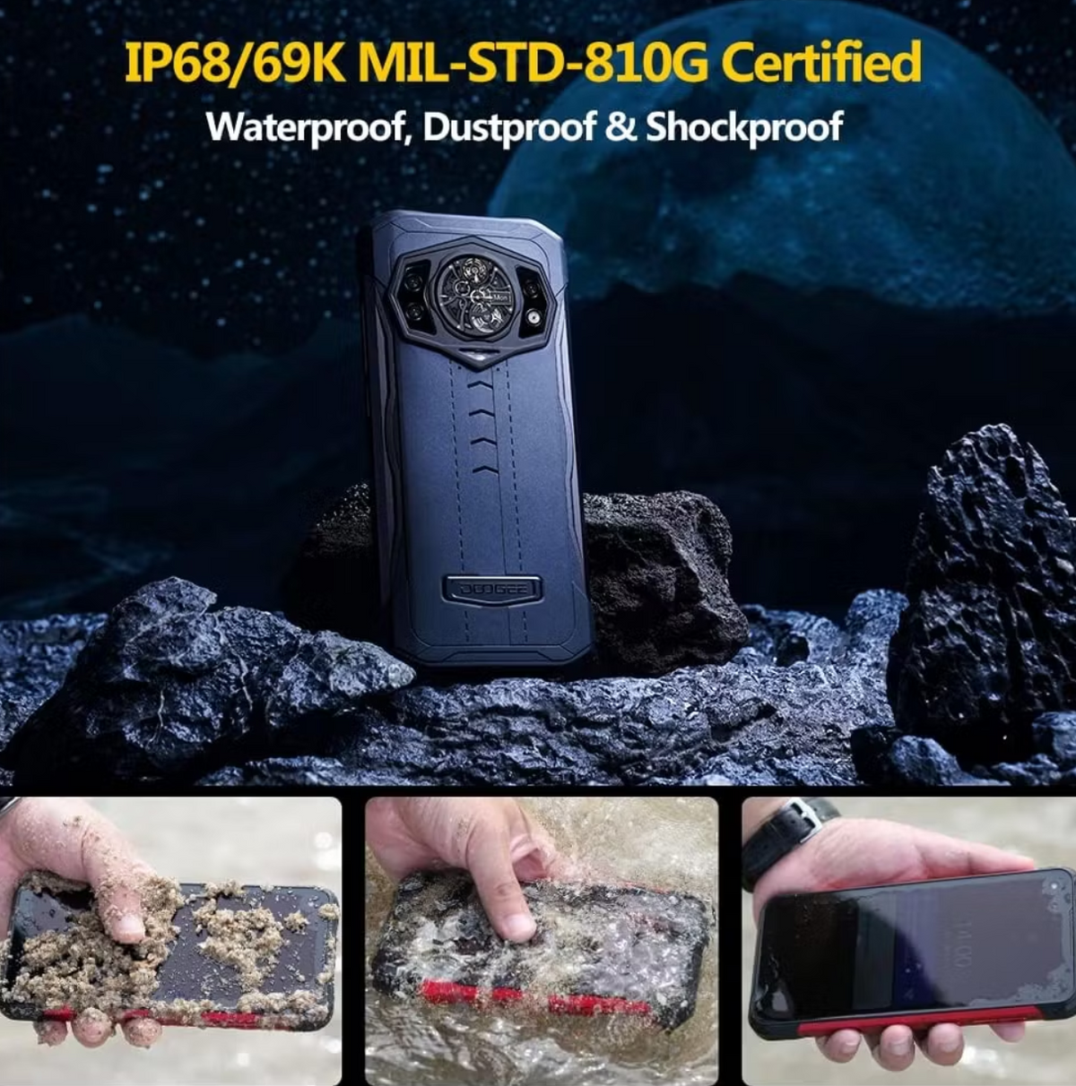Doogee S98 Outdoor Smartphone | 8 GB RAM | 256 GB Speicher | Nachtsichtkamera | 6000 mAh
