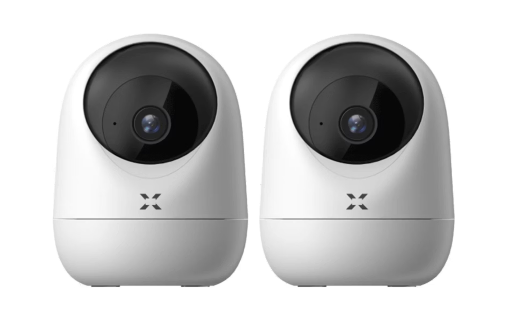 2x Xenon Smart Indoor Camera - 3 MP X7207 - Drahtlos - App-kompatibel - Nachtsicht & Personenerkennung