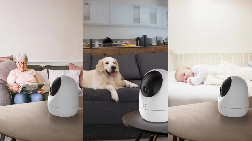 2x Xenon Smart Indoor Camera - 3 MP X7207 - Drahtlos - App-kompatibel - Nachtsicht & Personenerkennung