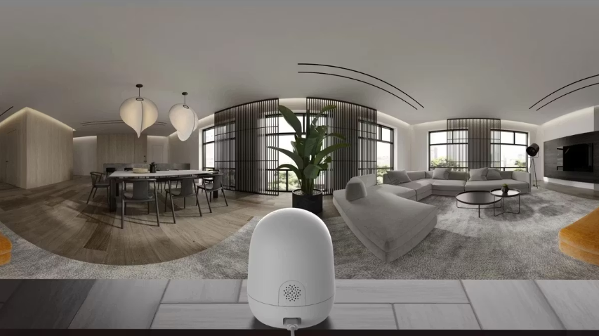 2x Xenon Smart Indoor Camera - 3 MP X7207 - Drahtlos - App-kompatibel - Nachtsicht & Personenerkennung