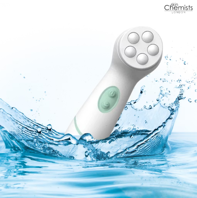 SkinChemists - Advanced Cleansing Brush Face & Body - 4 Köpfe - Tägliche Reinigung - Empfindliche Haut - Make-up-Entfernung - Massagekopf - Wasserfest